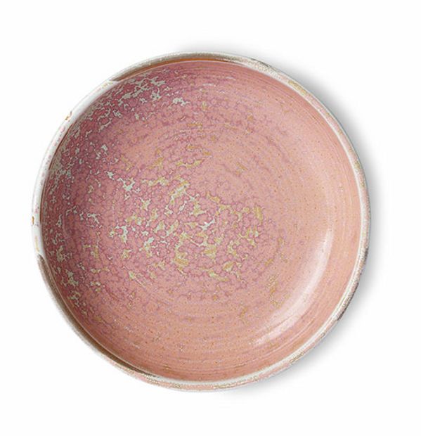 Chef ceramics: deep plate rustic pink