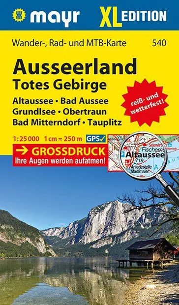 Wandelkaart 540 XL Ausseerland - Totes Gebirge | Mayr