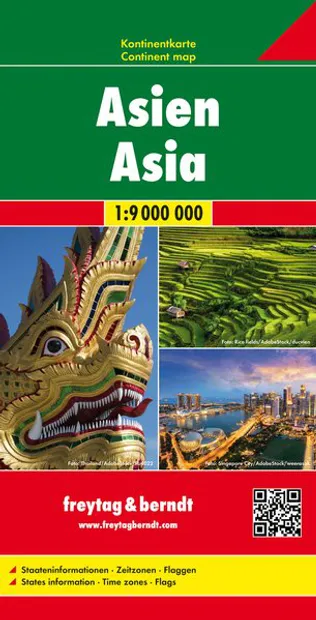 Wegenkaart - landkaart Continentkaart Azië - Asia - Asien | Freytag &