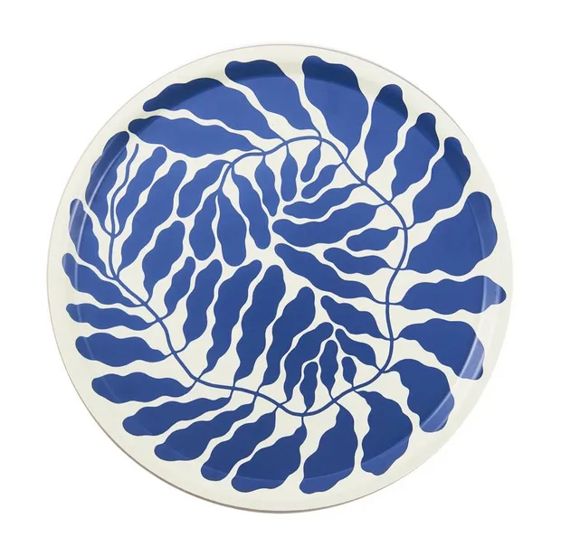 Linnea Andersson tray hout 38cm blauw