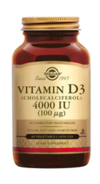 Vitamine D3 4000 IU- 60 plantaardige capsules