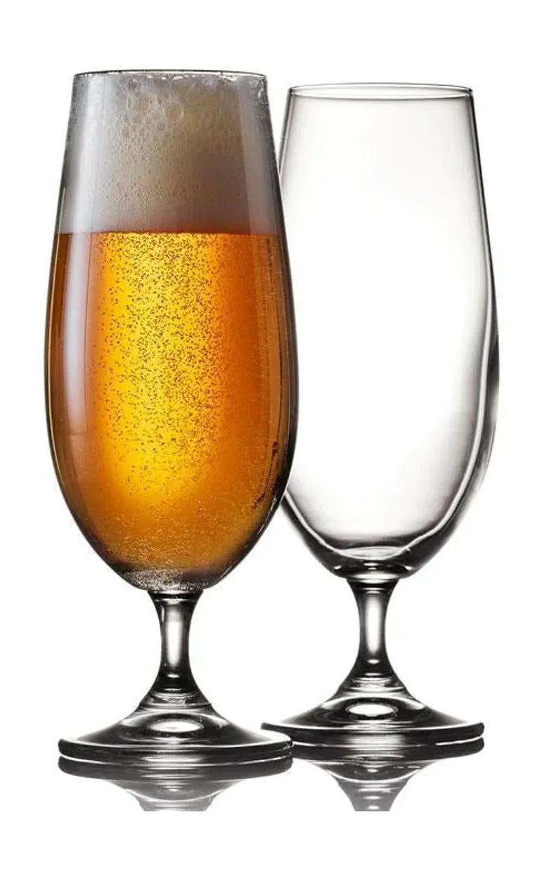Set van 2 bierglazen
