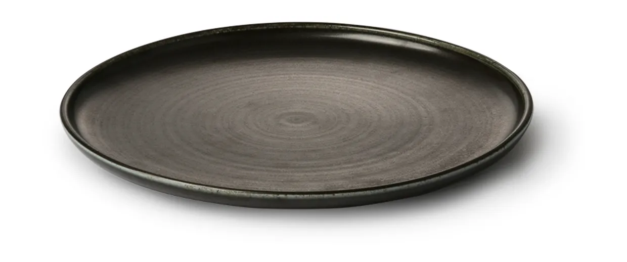 Chef ceramics: dinner plate rustic black