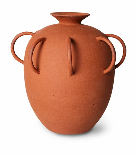 HK Objects: terracotta vase with handles