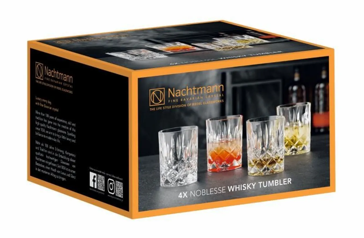 Whiskyglas set van 4 Noblesse 295 ml