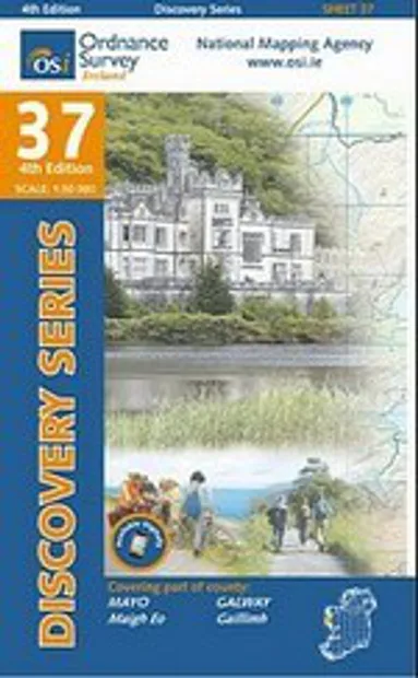 Topografische kaart - Wandelkaart 37 Discovery Mayo (SW), Galway | Ord