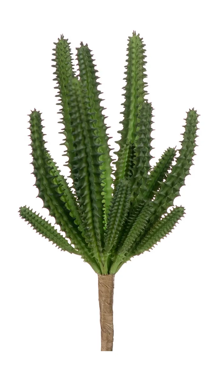 Cactus Mini 20cm Grijs-Groen imitatie/kunstplant