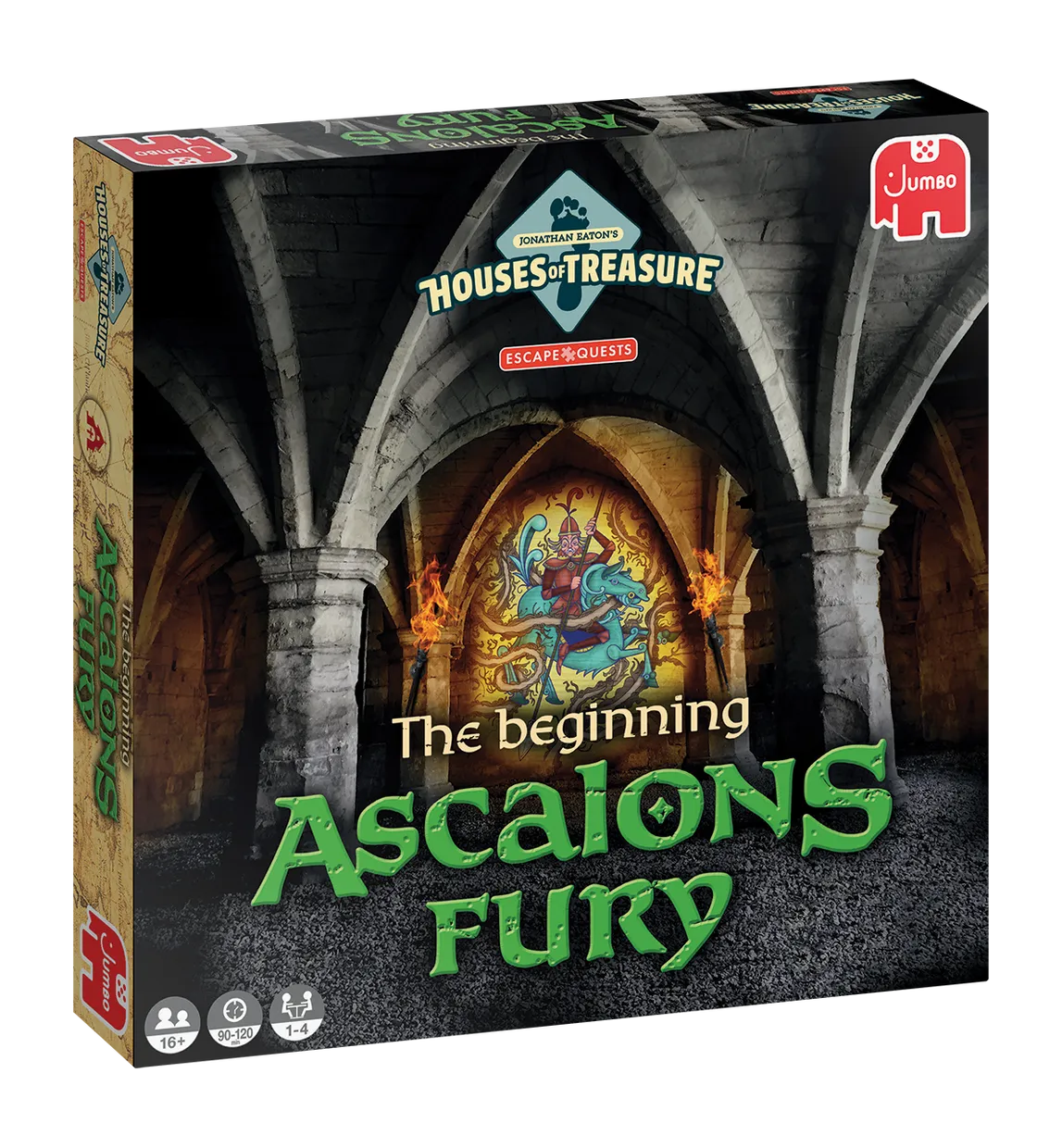 Escape Quest Ascalon's Fury - Deel 1 - Bordspellen - 1 - 4 spelers vanaf 16 jaar - Nederlands - Escape Game Puzzel