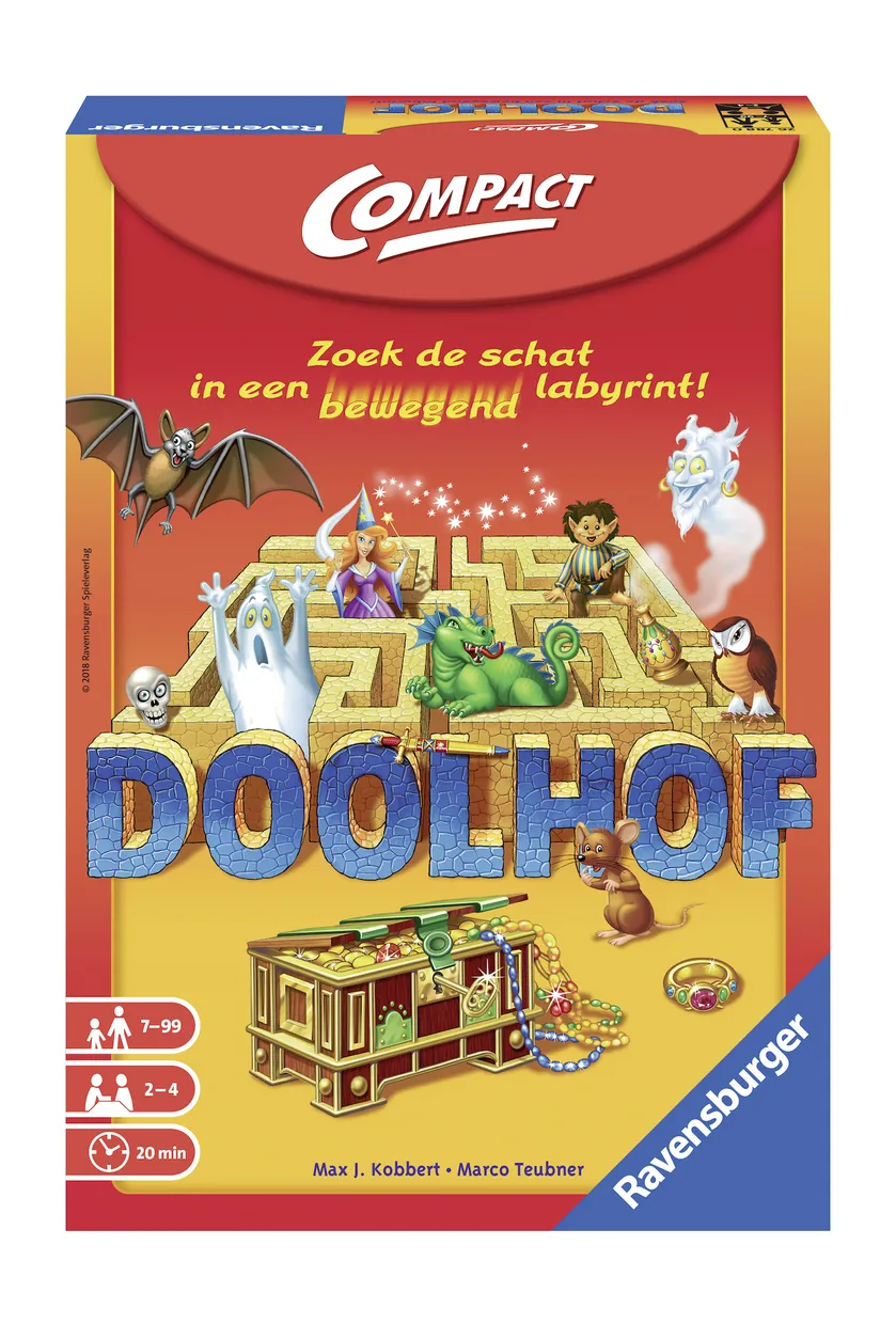 Doolhof Compact  Bordspel