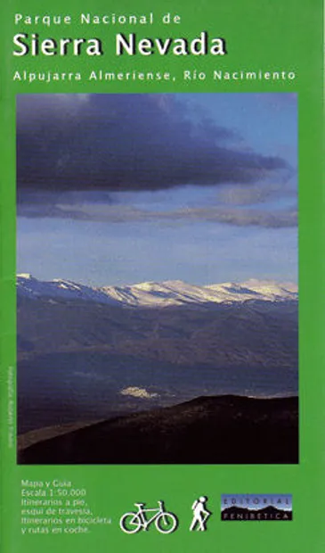 Wandelkaart Sierra Nevada National Park (East) Alpujarra Almeriense, R
