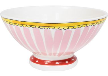 Vintage bowl 21 cm - roze - Pasen 2023
