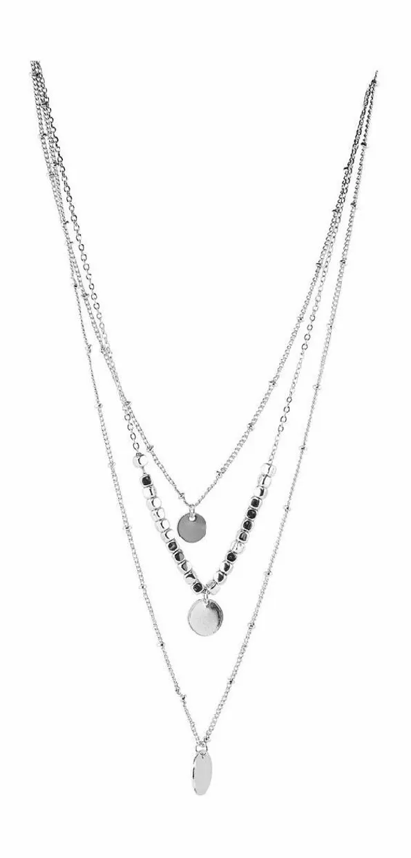 Nanya combi necklace silver