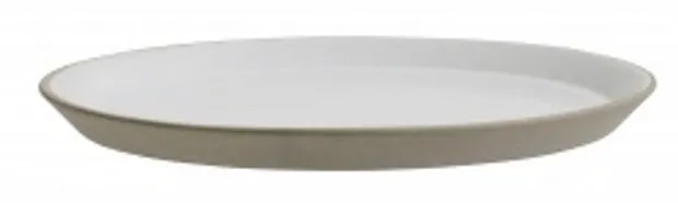 Matt Ceramic Plate Small Light Grey (dishwasher safe)