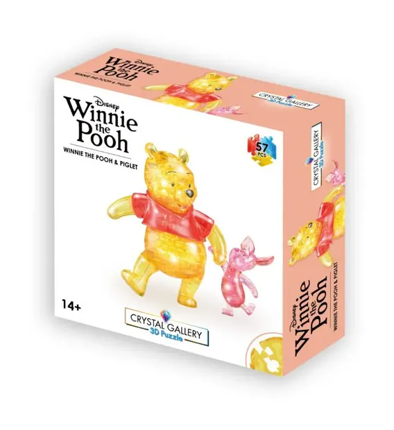 3D Puzzel - Crystal Gallery: Winnie the Pooh & Piglet (57)