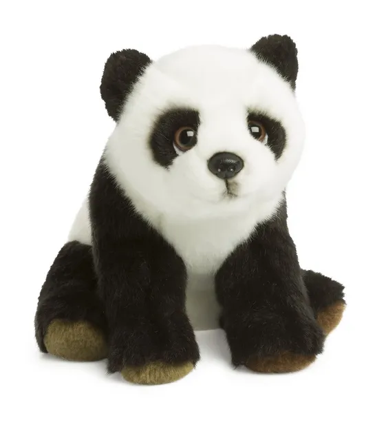 Panda knuffel zittend 15 cm