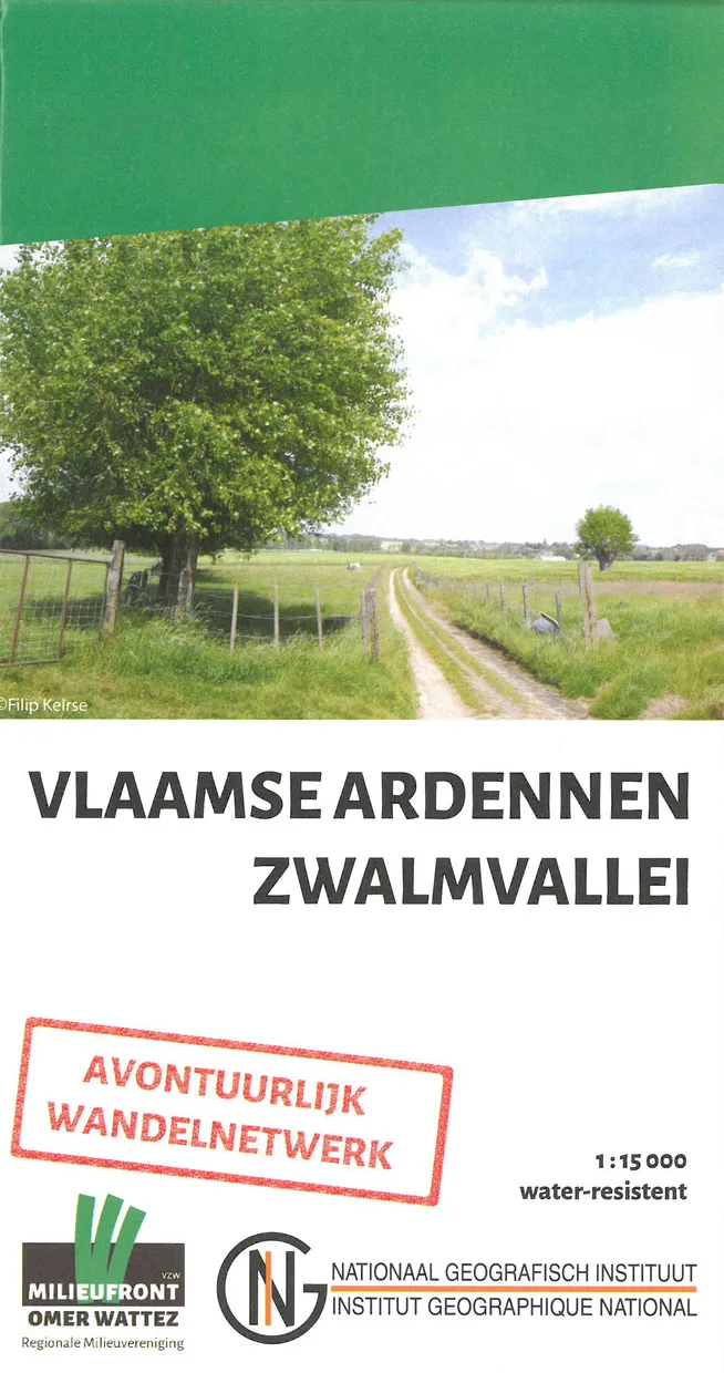 Wandelkaart Vlaamse Ardennen - Zwalmvallei | NGI - Nationaal Geografis