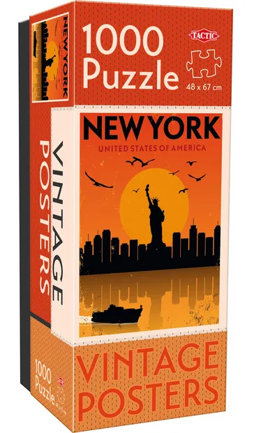 Puzzel - Vintage Posters: New York (1000)