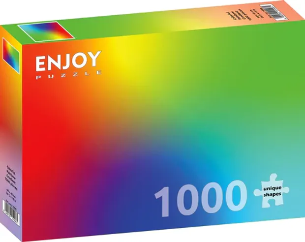 Puzzel - Colorful Rainbow Gradient (1000)