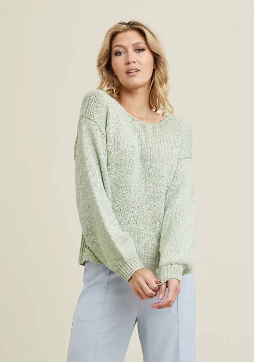 Linda knit mint green