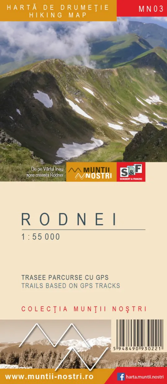 Wandelkaart MN03 Muntii Nostri Rodnei | Schubert - Franzke