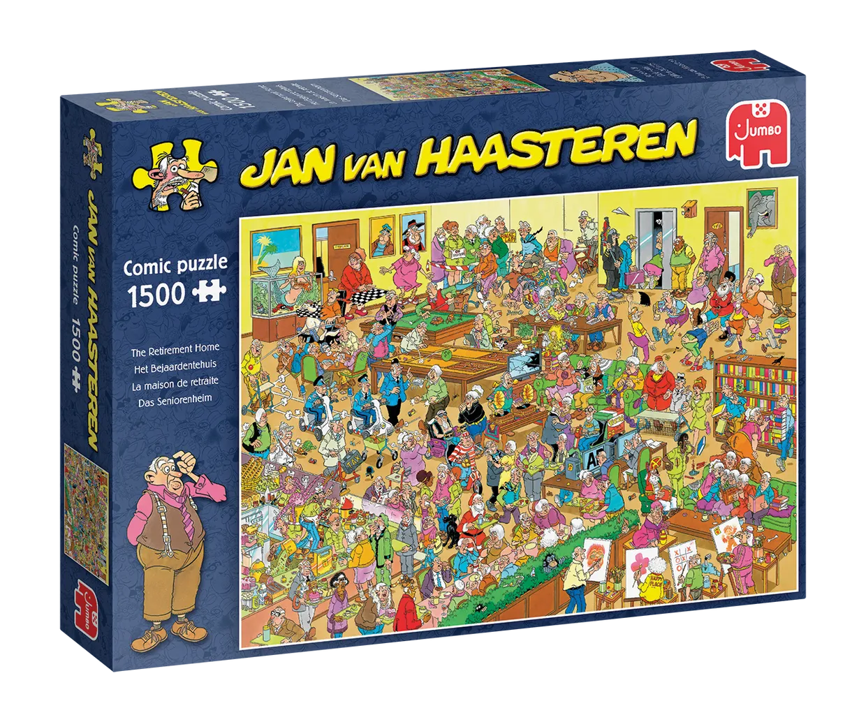 Jan van Haasteren Het Bejaardentehuis 1500 stukjes - Legpuzzel voor volwassenen