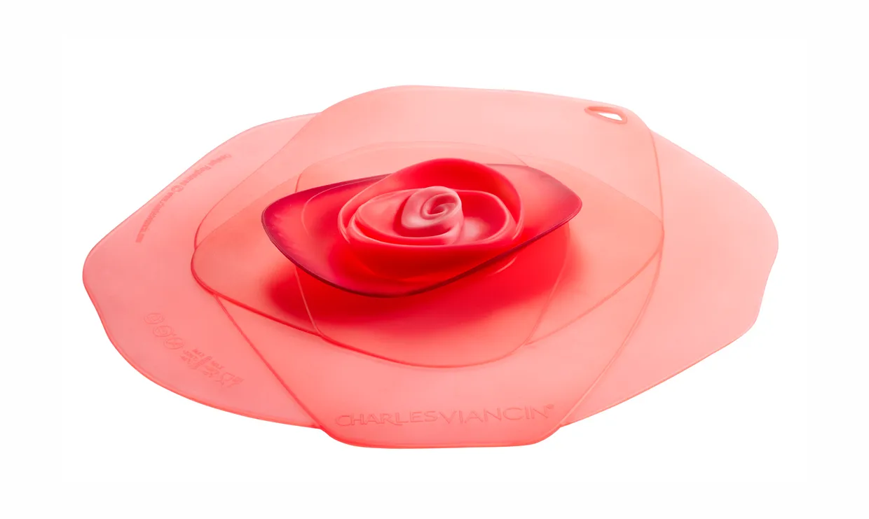 Rose Lid 23cm Roze
