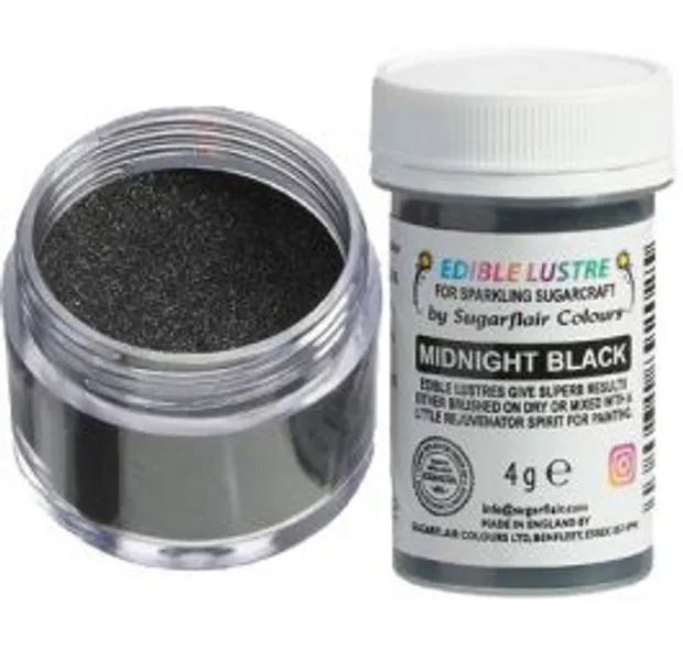 Edible Lustre Midnight Black, 4g