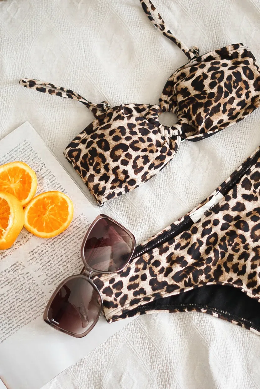 Colette leopard bikini