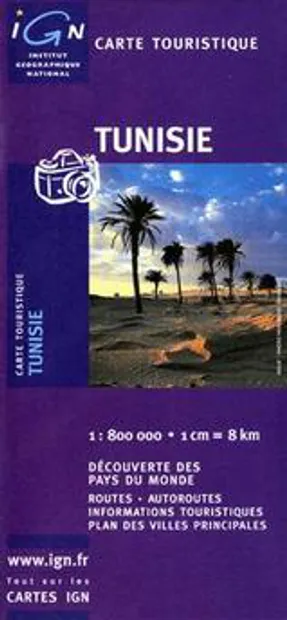 Wegenkaart - landkaart Tunisie - Tunesië | IGN - Institut Géographique