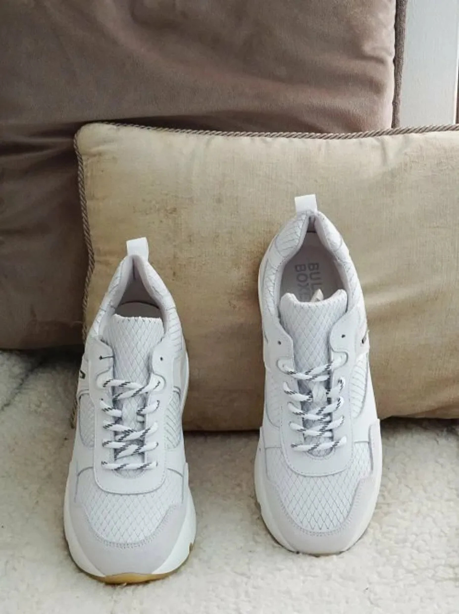 Sam plateau sneaker white