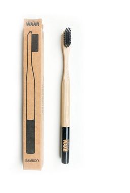 Tandenborstel zwart, bamboo