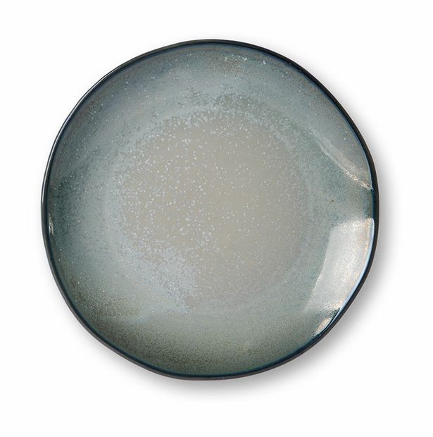 Chef ceramics: dinner plate grey/green