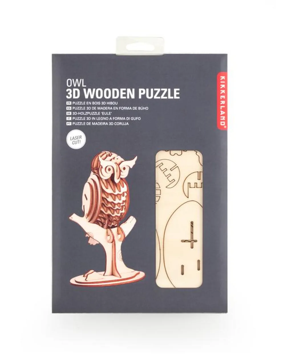 3D Houten puzzel uil