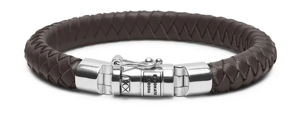 Ben Small Leather Brown Armband BTB180BR-G (Lengte: 23.00 cm)