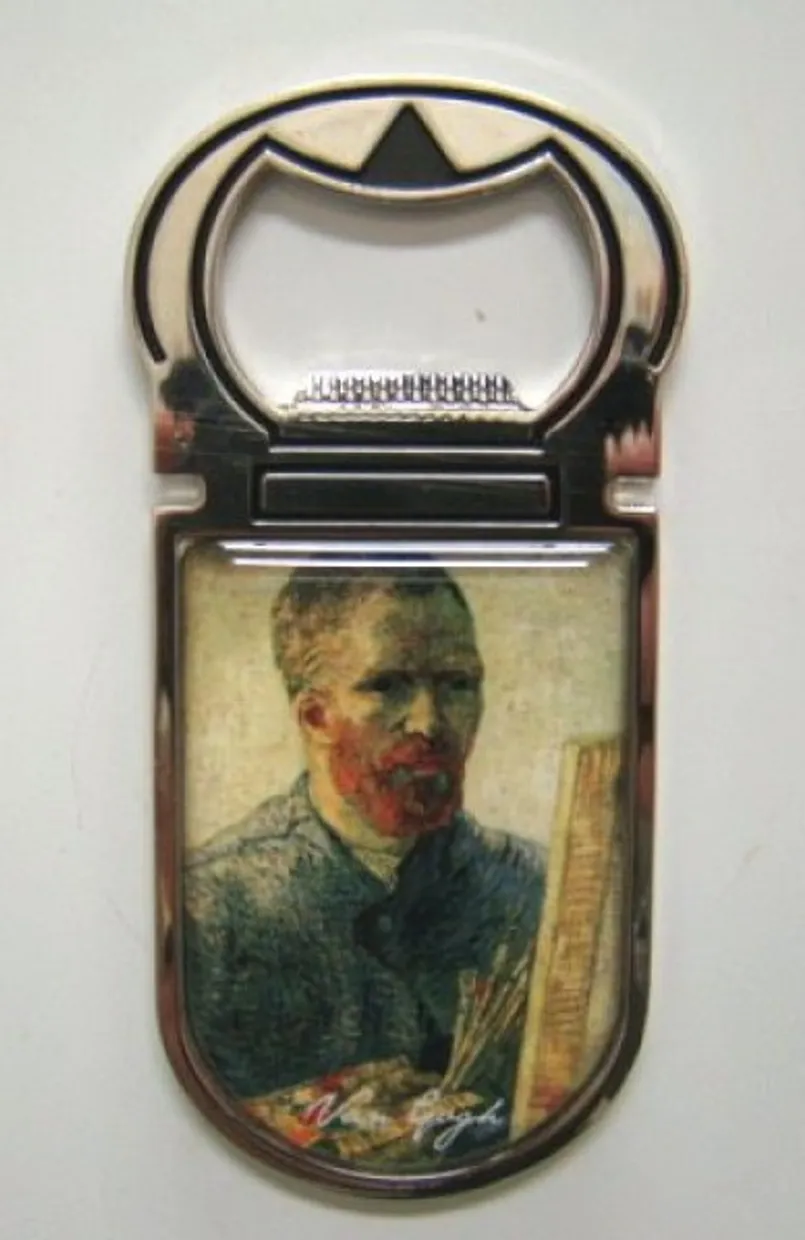 Flesopener met magneet Van Gogh zelfportret