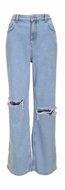 Rip knee HW jeans light blue