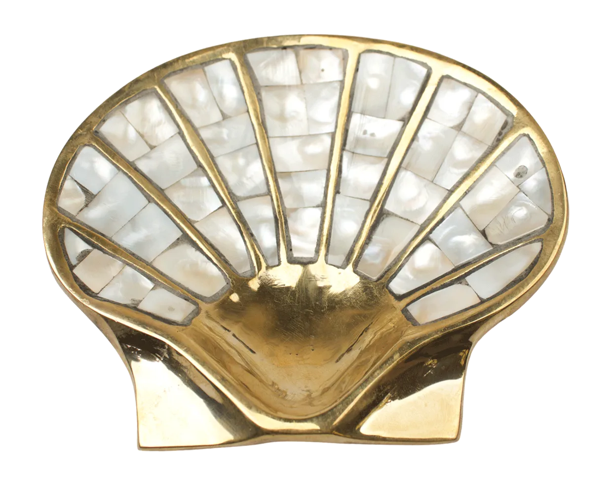 Shell bowl mother of pearl Goud