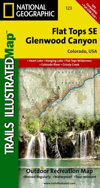 Wandelkaart - Topografische kaart 123 Flat Tops SE, Glenwood Canyon |
