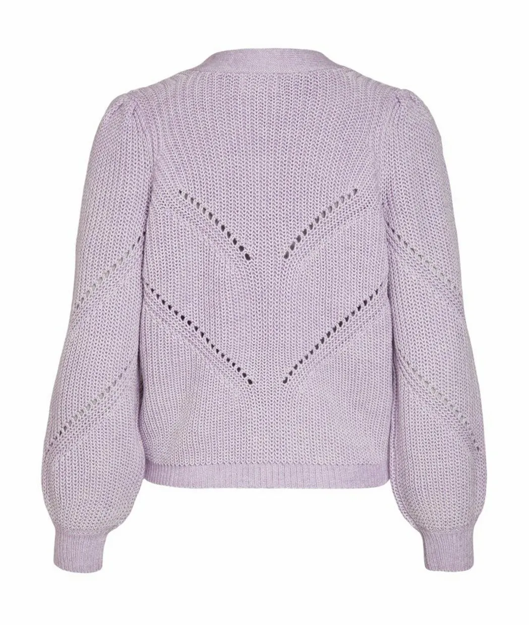 Lana knit cardigan purple