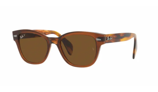 RB0880S Transparent Brown/ Brown Polarized