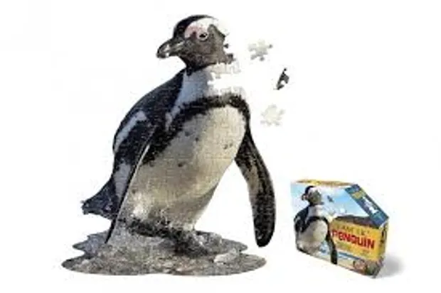 Puzzel: I am Penguin (100)