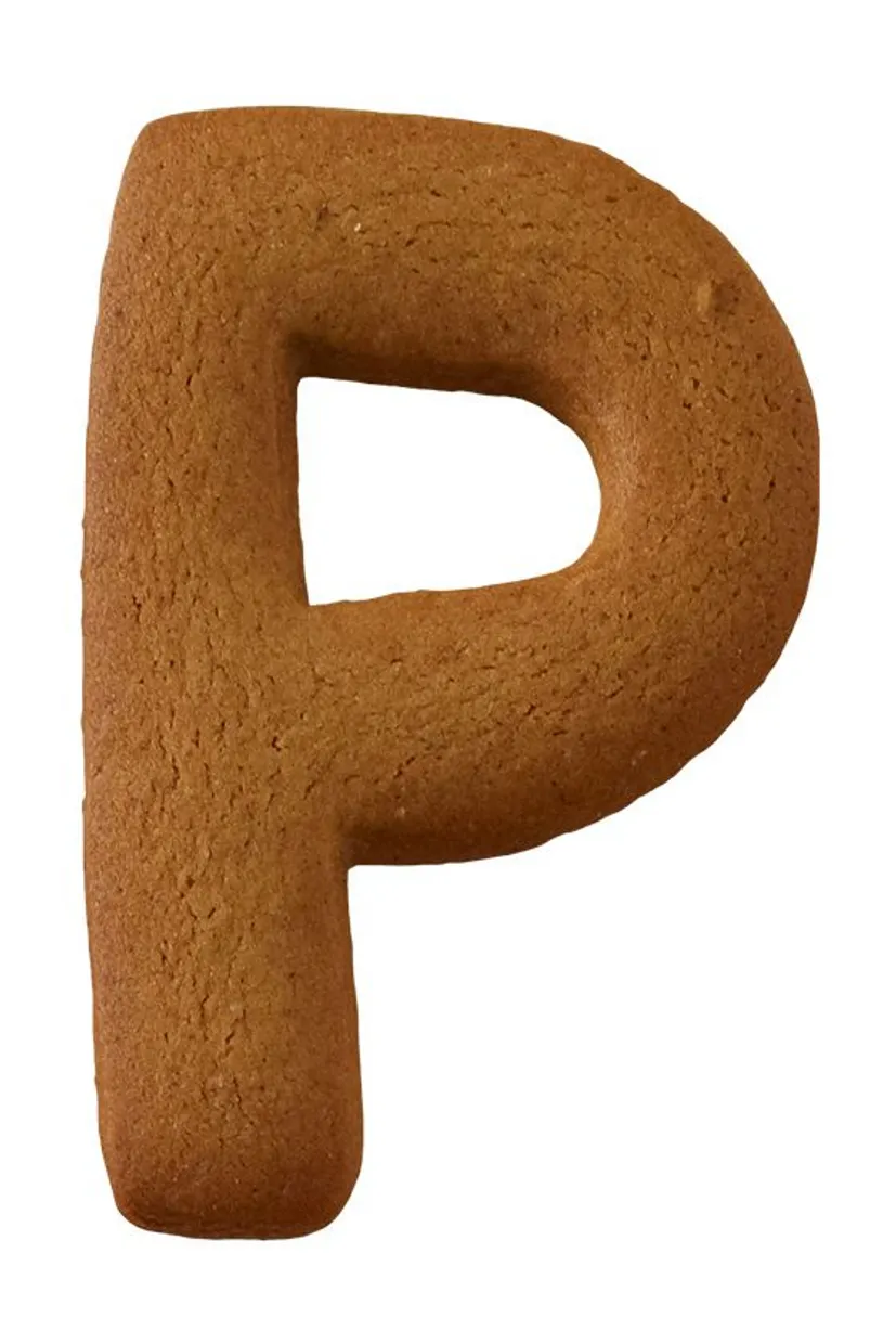 Uitsteekvorm Letter P 6 cm