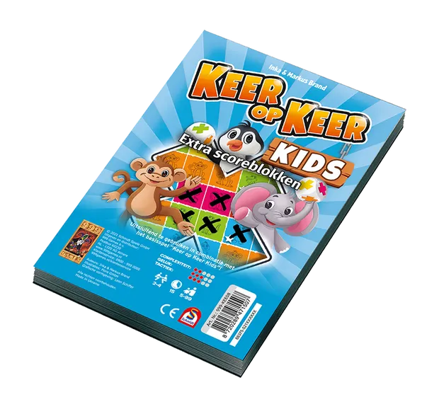 Scoreblokken Keer op Keer Kids twee stuks - Dobbelspel