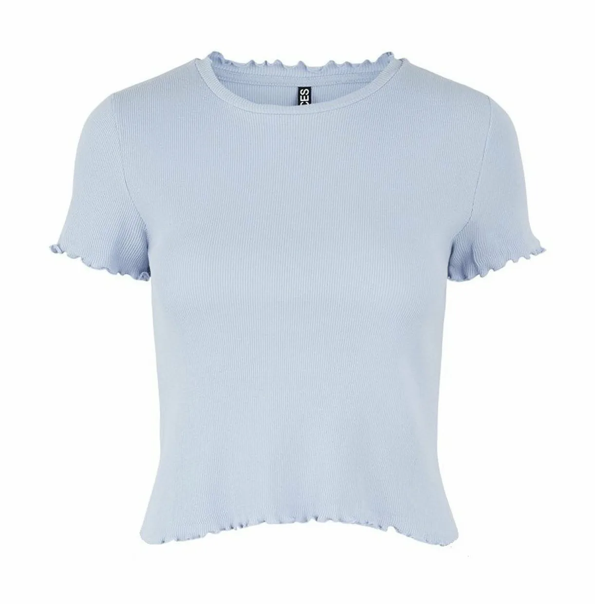 Omilla ribbed top light blue