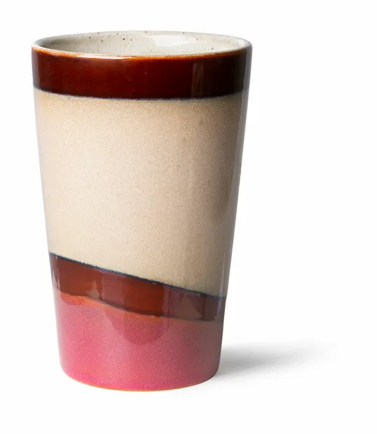 70s ceramics: tea mug, dunes