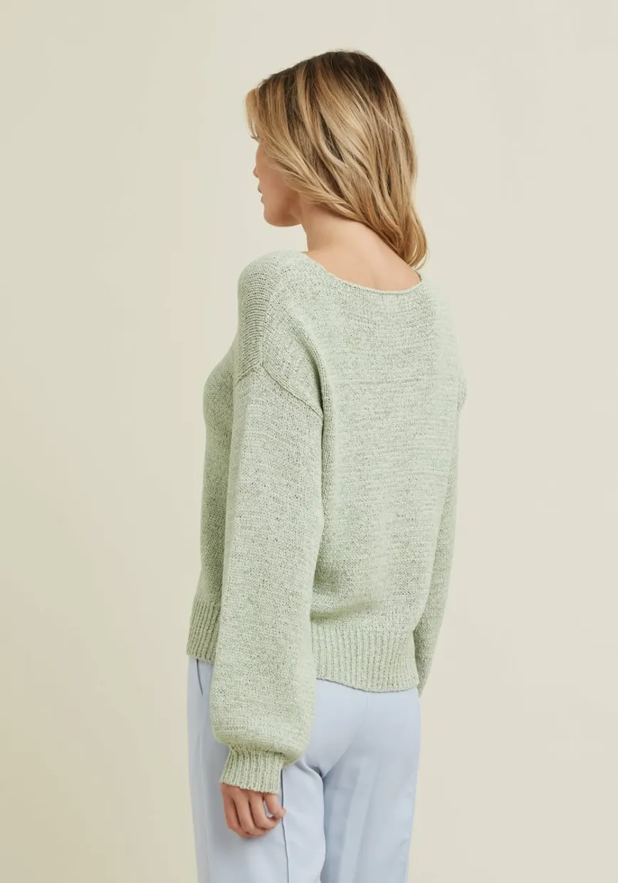 Linda knit mint green