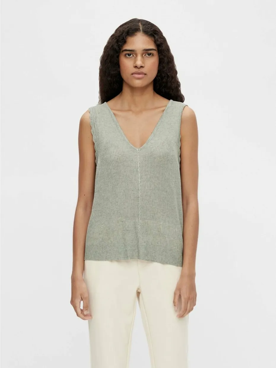 Ruth knit top seagrass green