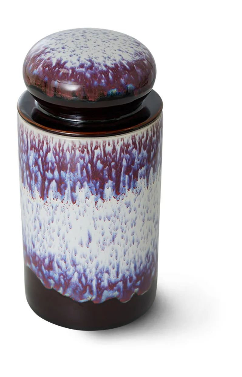 70s ceramics: storage jar, yeti