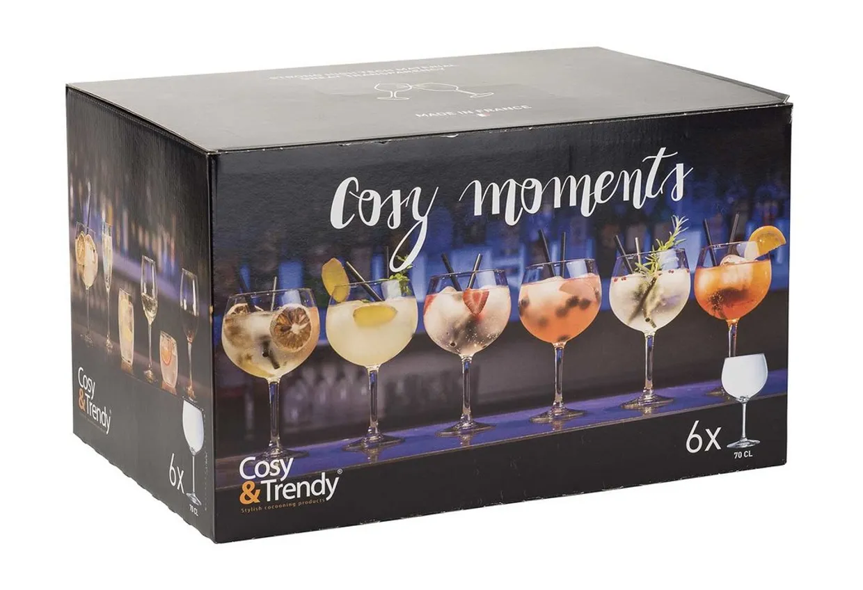 Cosy Moments Cocktail/Ginglas set/6