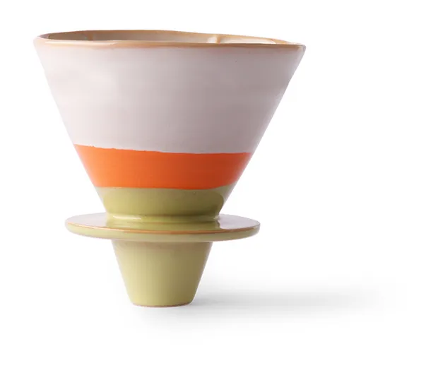 70s ceramics: coffee filter, saturn